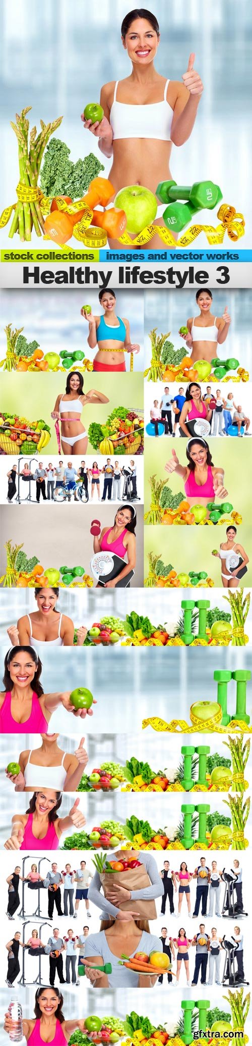 Healthy lifestyle 3, 15 x UHQ JPEG