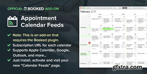 CodeCanyon - Booked Calendar Feeds (Add-On) v1.0.10 - 11877979