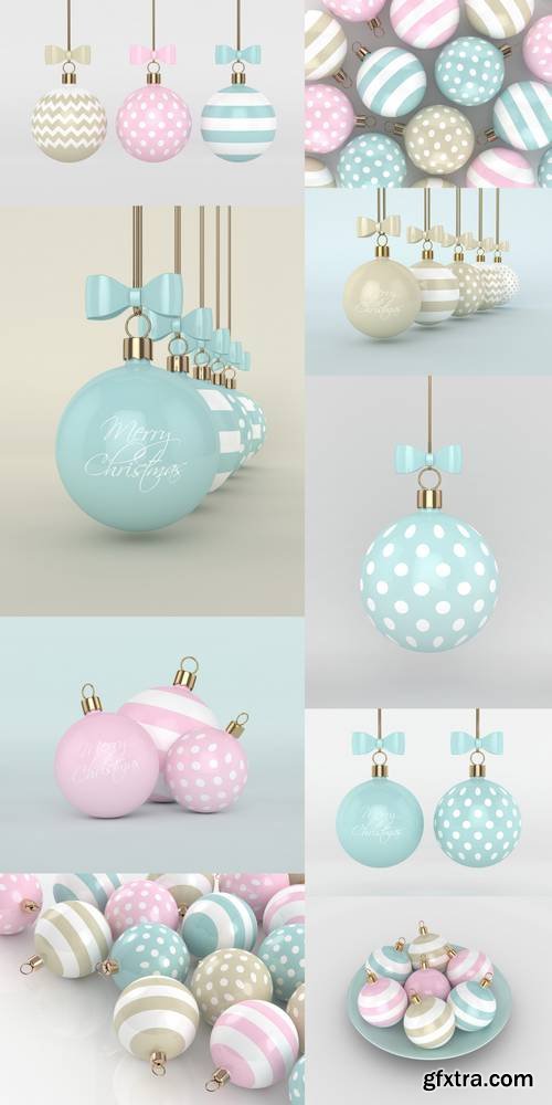 Christmas Turquoise Baubles
