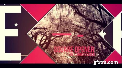 Square Opener After Effects Templates