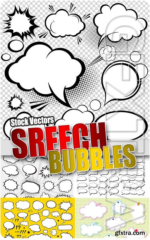 Speech Bubbles - Stock Vectors