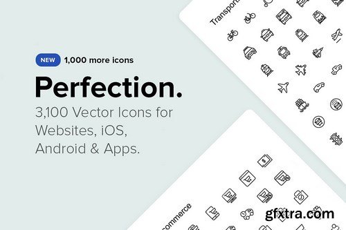 CM - Icon54 - 3,100 Perfect Icons 778063 - $67