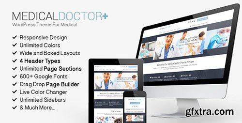 ThemeForest - MedicalDoctor v4.1 - WordPress Theme For Medical - 5390456