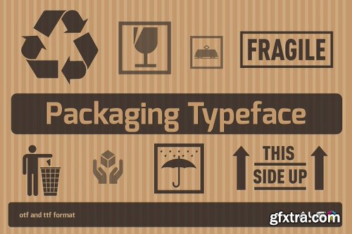 CreativeMarket Packaging Typeface 1112639