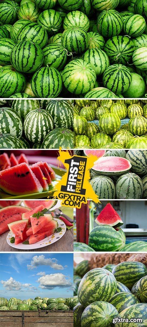 Stock Image Bushel of watermelons
