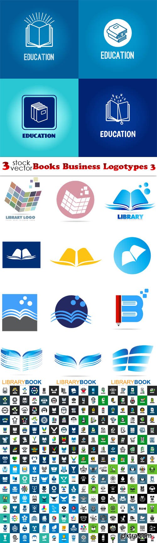 Vectors - Books Business Logotypes 3