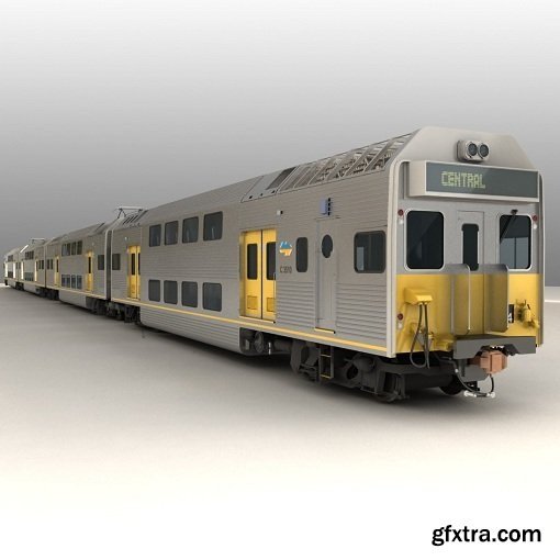 TurboSquid - EMU City Rail K Set Passenger Train