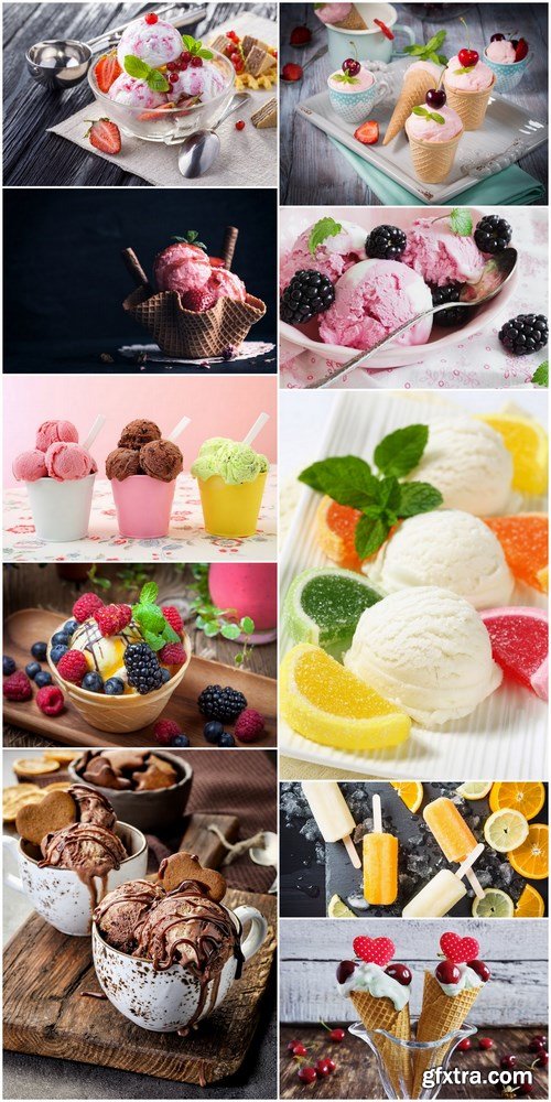 Ice Cream - 10 UHQ JPEG Stock Images