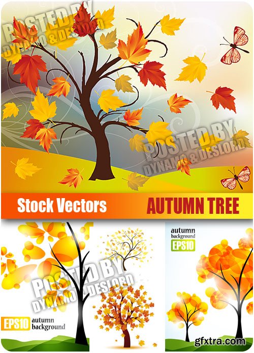 Stock Vectors - Autumn Tree