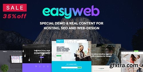 ThemeForest - EasyWeb v2.1.5 - WP Theme For Hosting, SEO and Web-design Agencies - 14881144
