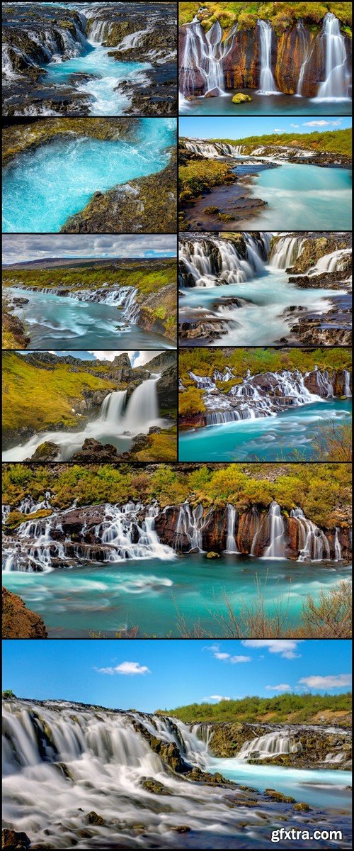 Amazing Waterfalls - 10 UHQ JPEG Stock Images