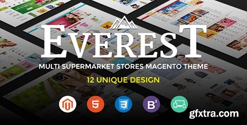 ThemeForest - Ultimate Grocery Outlet Store Premium Responsive Magento Theme - Everest v1.0 - 13474847