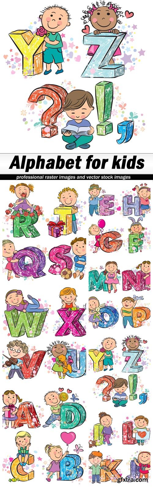 Alphabet for kids - 7 EPS