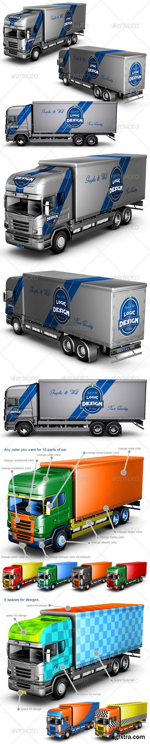 GraphicRiver - Truck Mock Up 2437189