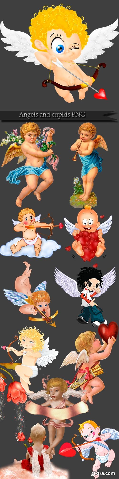 Angels and cupids PNG