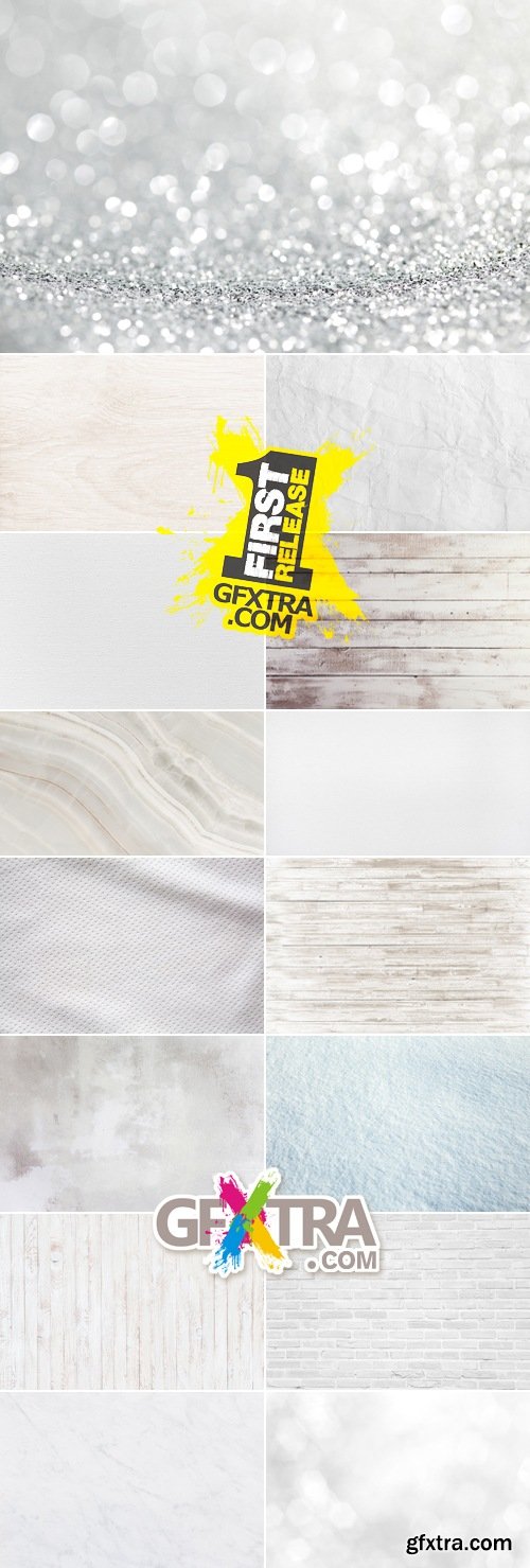 Stock Photo - White Textures, Backgrounds 3