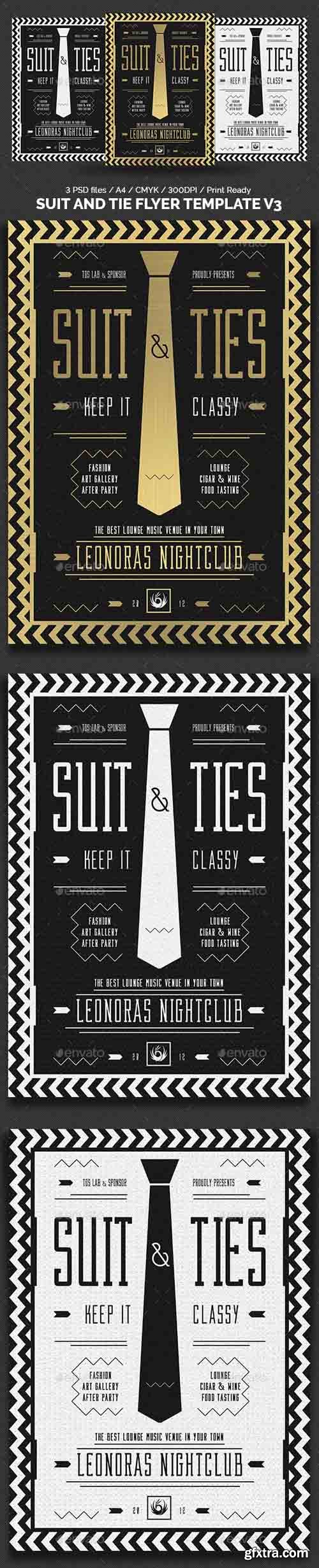 GraphicRiver - Suit and Tie Flyer Template V3 19364356