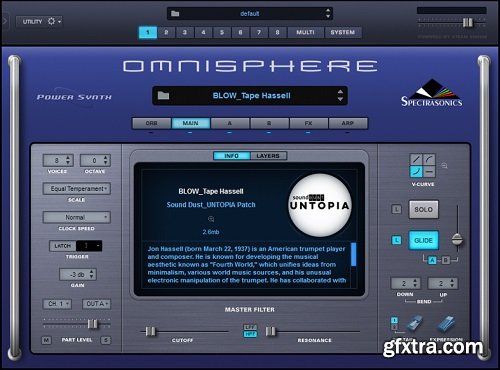 sound DUST UNTOPIA for Omnisphere 2-SYNTHiC4TE