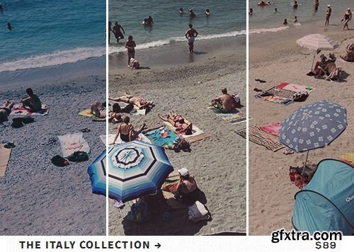 The Color Shop Actions - The Italy Photoshop Actions Collection