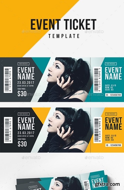 GraphicRiver - Event Ticket 19455171
