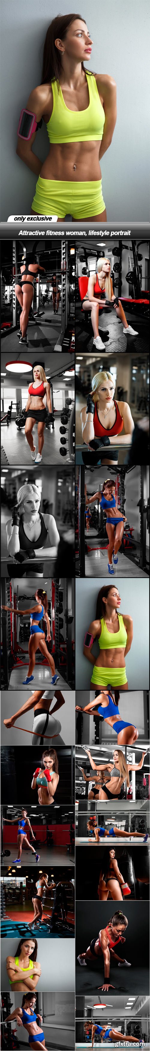 Attractive fitness woman, lifestyle portrait - 20 UHQ JPEG