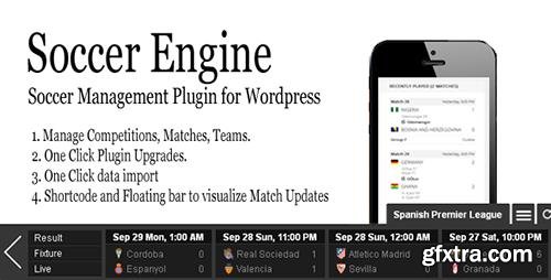 CodeCanyon - Soccer Engine WordPress Plugin v4.6.3.8 - 9070583