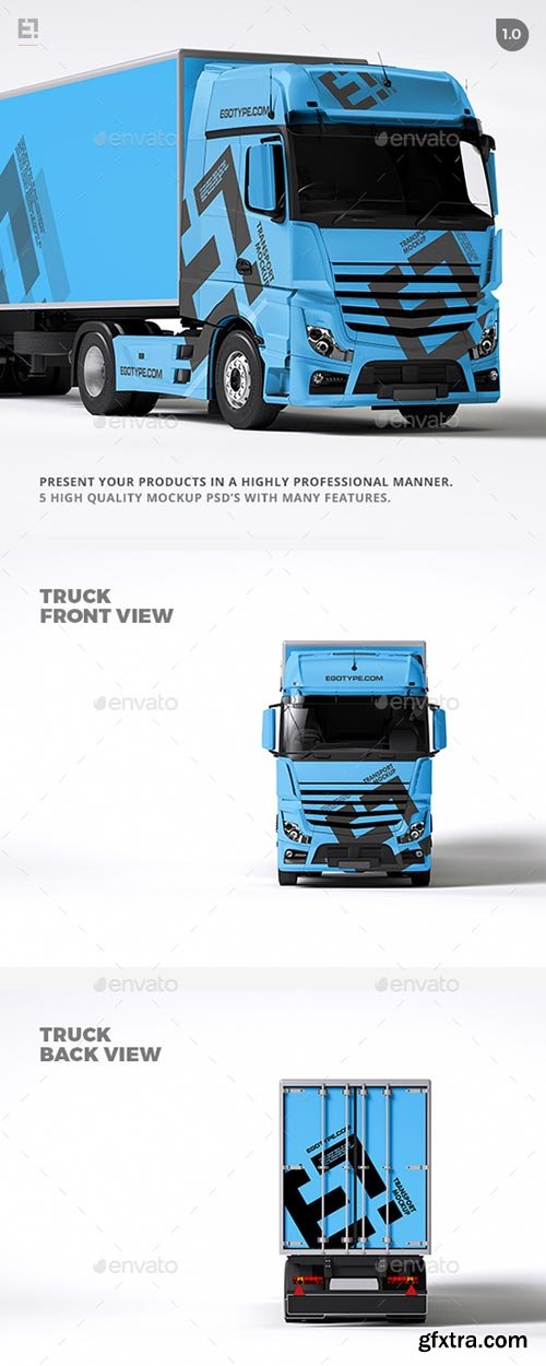 GraphicRiver - Truck Mock Up - 17097695