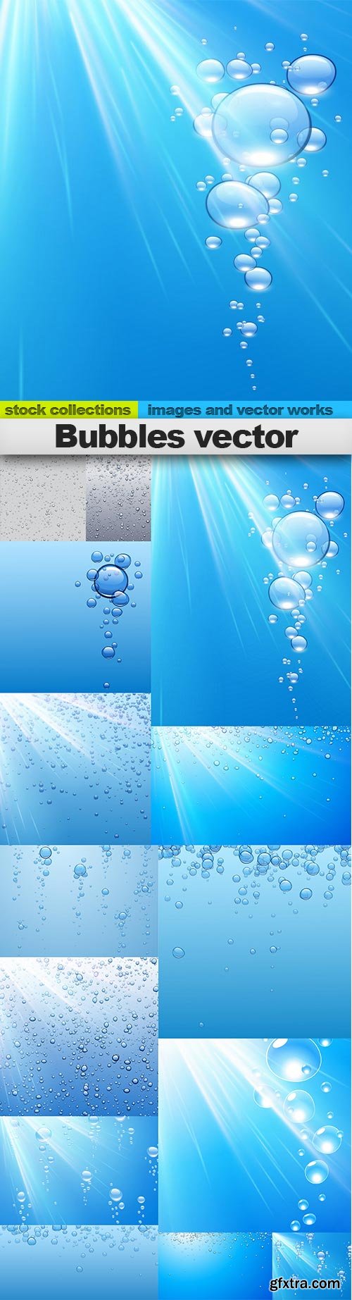 Bubbles vector, 14 x EPS