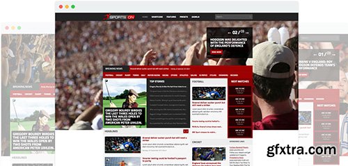 JoomShaper - SportsOn v1.4 - Mega Sports Template for Joomla