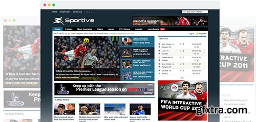 JoomShaper - Sportive v1.5.1 - Real Time Sports Template