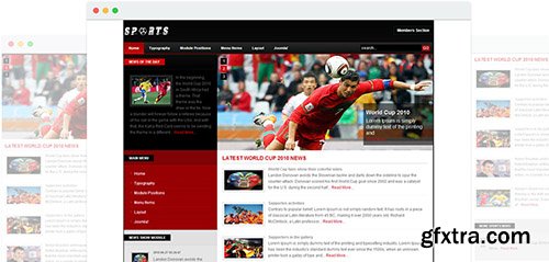 JoomShaper - Sports v1.5 - Sports Joomla Template