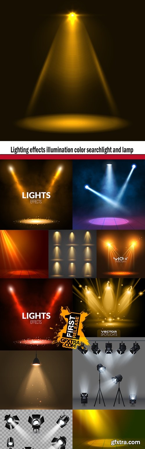 Lighting effects illumination color searchlight and lamp