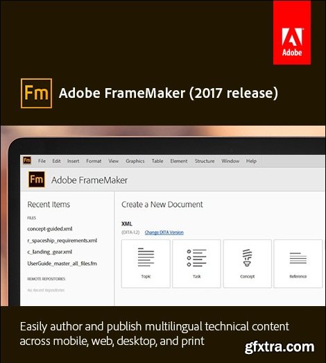 Adobe FrameMaker 2017 v14.0.4 Multilingual