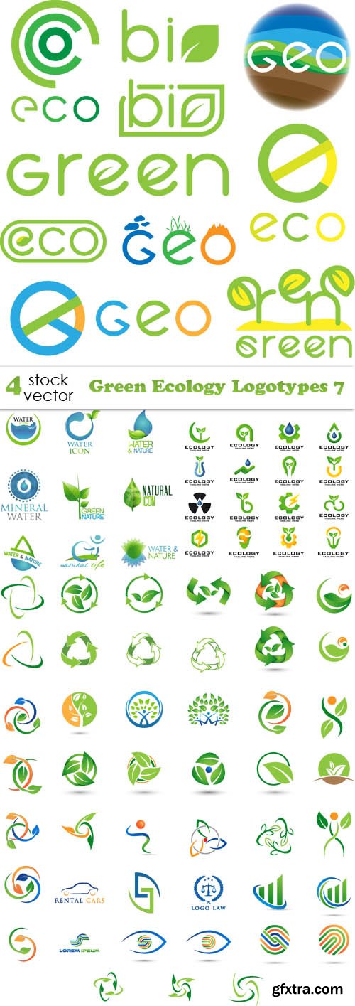 Vectors - Green Ecology Logotypes 7