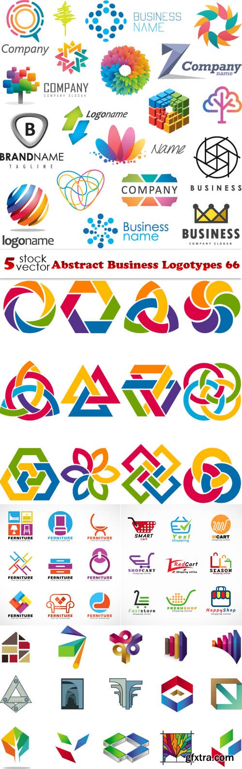 Vectors - Abstract Business Logotypes 66