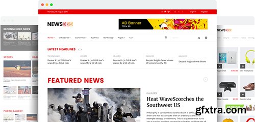 JoomShaper - News365 v1.6 - Joomla Article & K2 Responsive News/Magazine Joomla Template