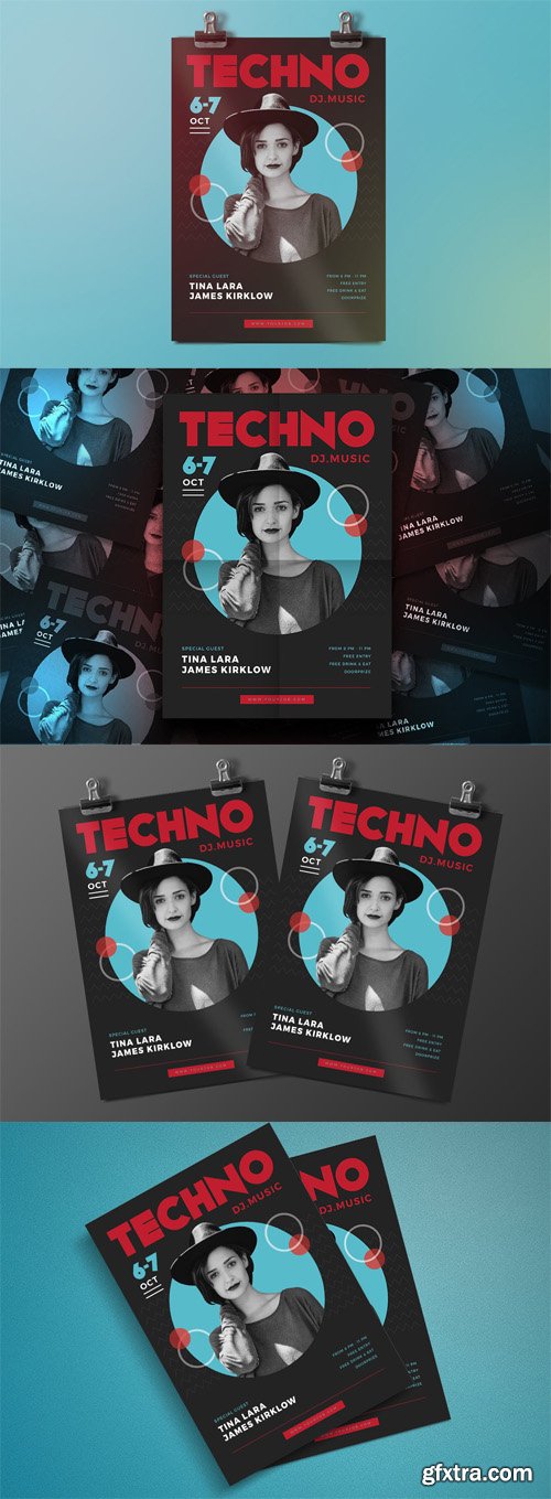 Electro Techno Flyer