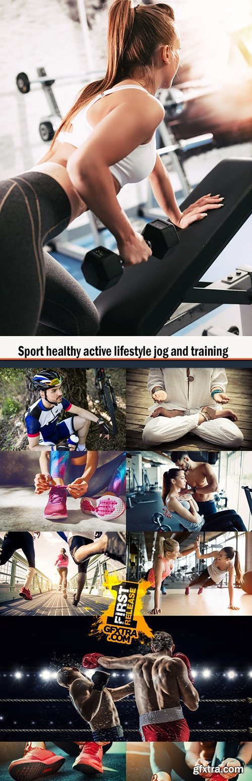 Sport healthy active lifestyle jog and training