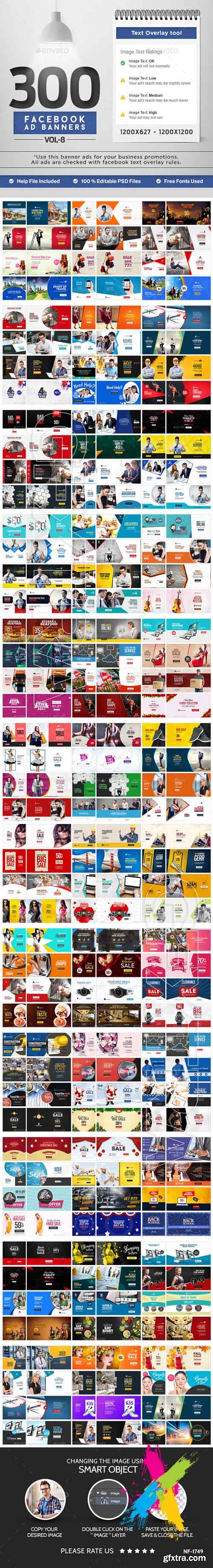 Graphicriver - Facebook Newsfeed AD Banners Vol 8 - 150 Designs 20325499