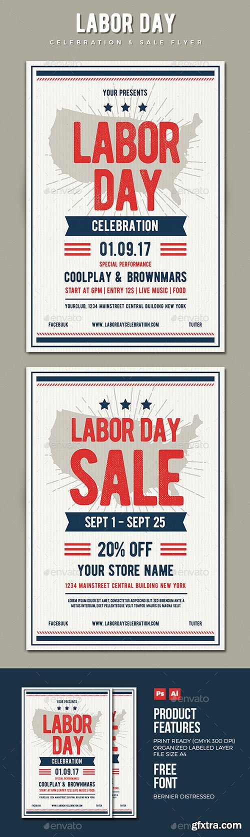 Graphicriver - Labor Day Flyer 17625345