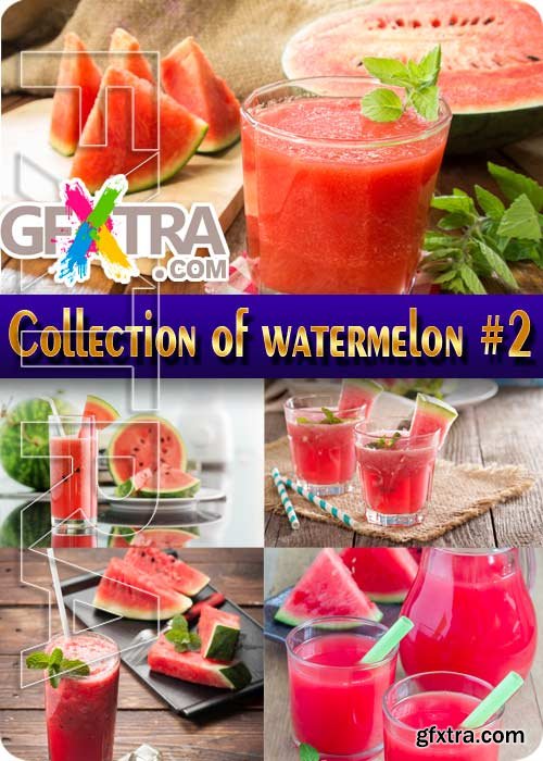 Food. Mega Collection of watermelon #2 - Stock Photo