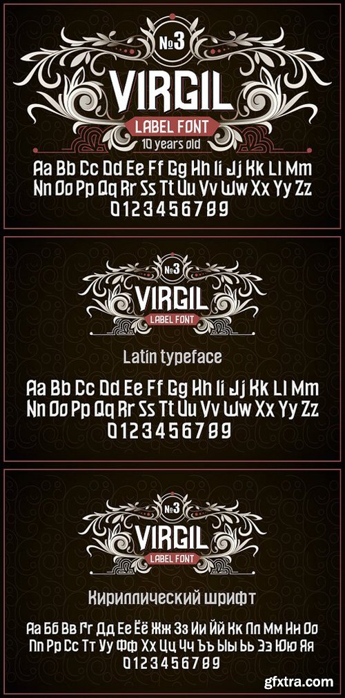 CM - Vintage otf font \