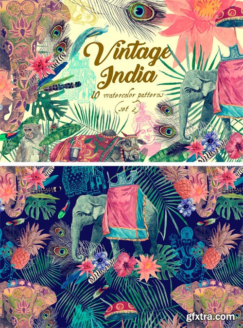 CM - Vintage India 10 Patterns (Set 2) 1704552