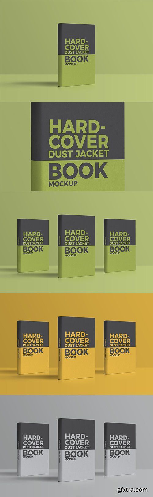 PSD Mock-Up - Hardcover Dust Jacket Book