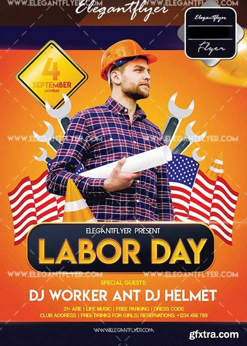 Labor Day V28 Flyer Template