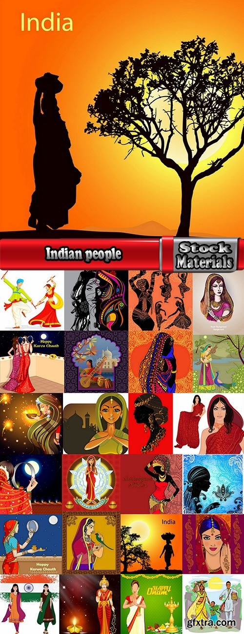 Indian people happy man woman girl 2- 25 eps
