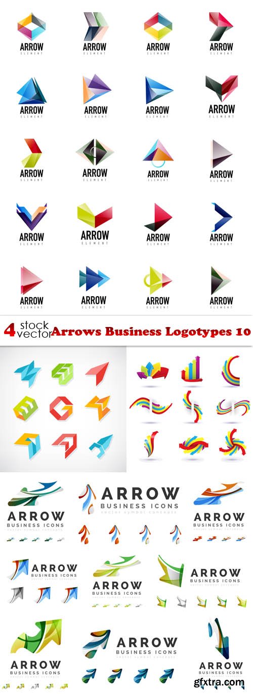 Vectors - Arrows Business Logotypes 10