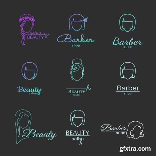 Vectors - Beauty Saloon Logotypes 5