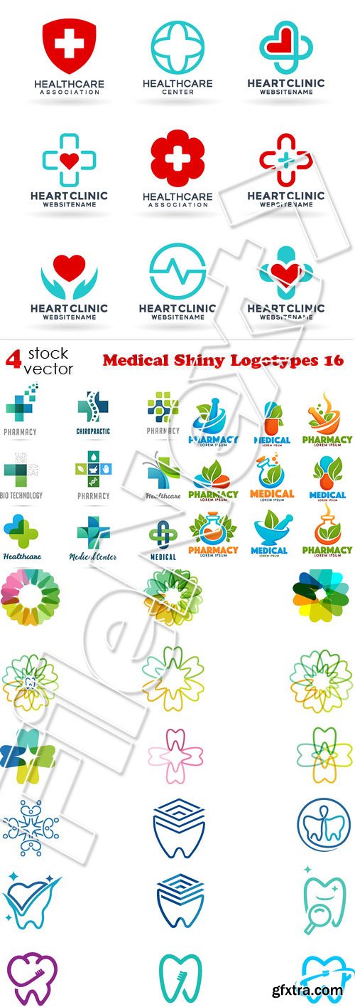 Vectors - Medical Shiny Logotypes 16
