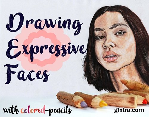 Drawing Expressive Faces with Colored-Pencils
